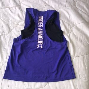 Girls Under Armour Heat Gear tank EUC Youth Med